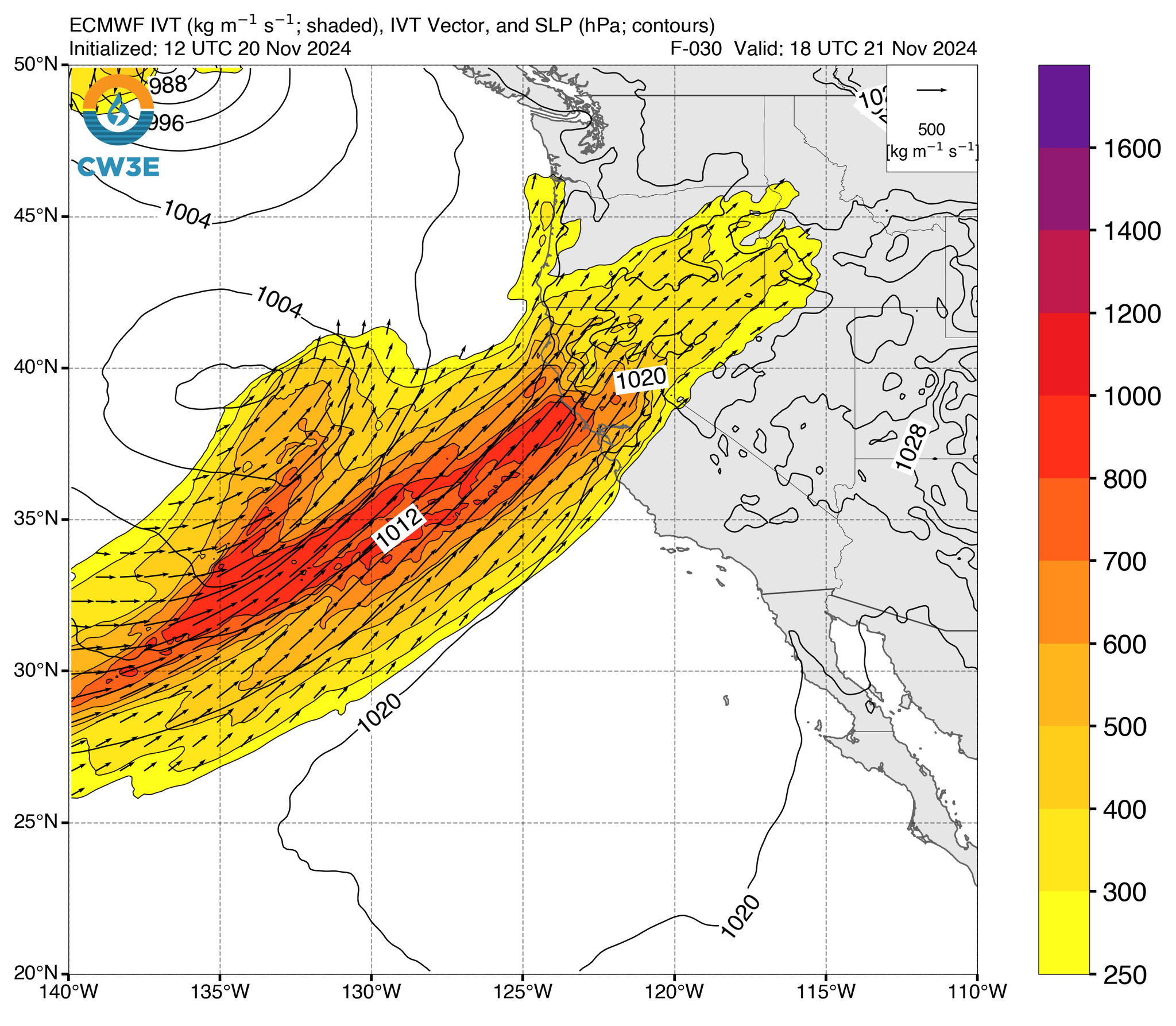 New storm spawns off California, recharging atmospheric river