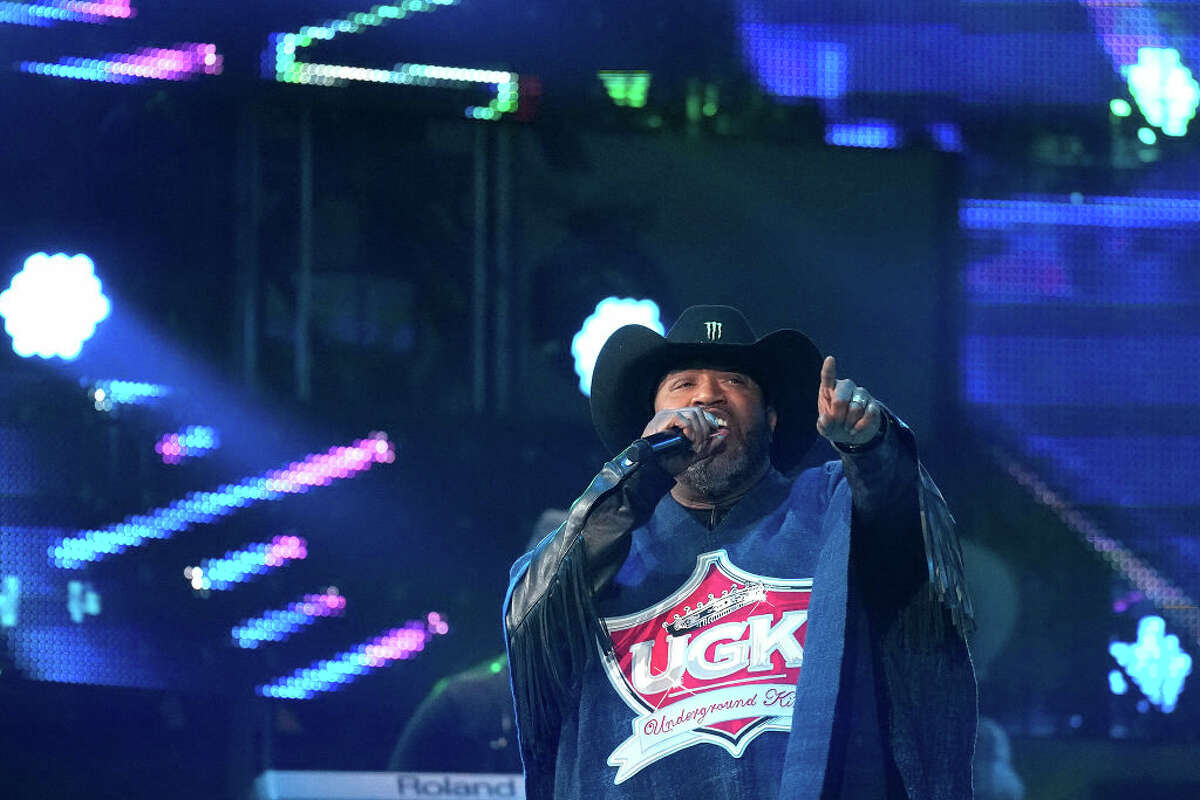 Bun B performs during his Southern Takeover concert at the Rodeo Houstons Livestock Show and Rodeo at NRG Stadium in Houston.