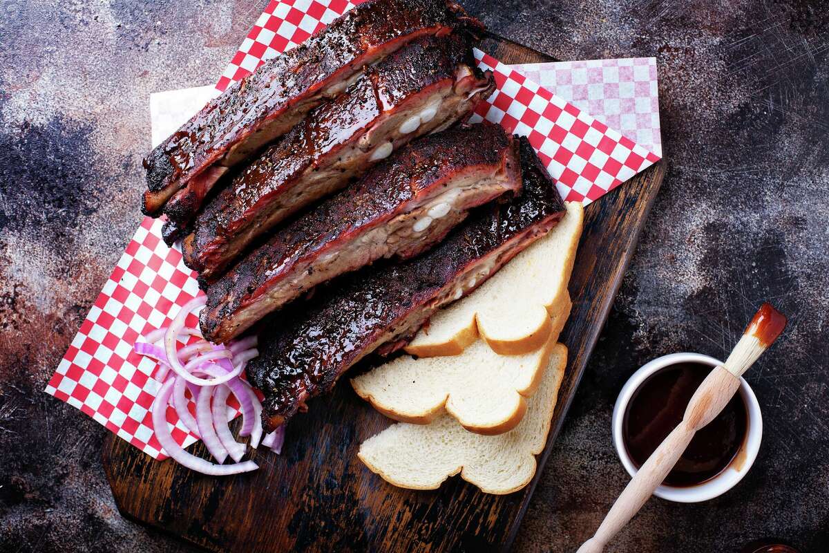 Pork ribs like these are on the menu at House Park Bar-B-Que. The smokehouse has reopened after a fire damaged the property in 2020.