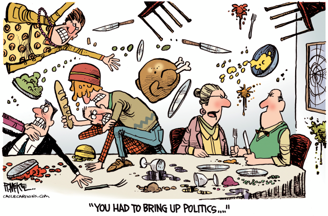 DAVE CLARK: How to argue about politics at Thanksgiving