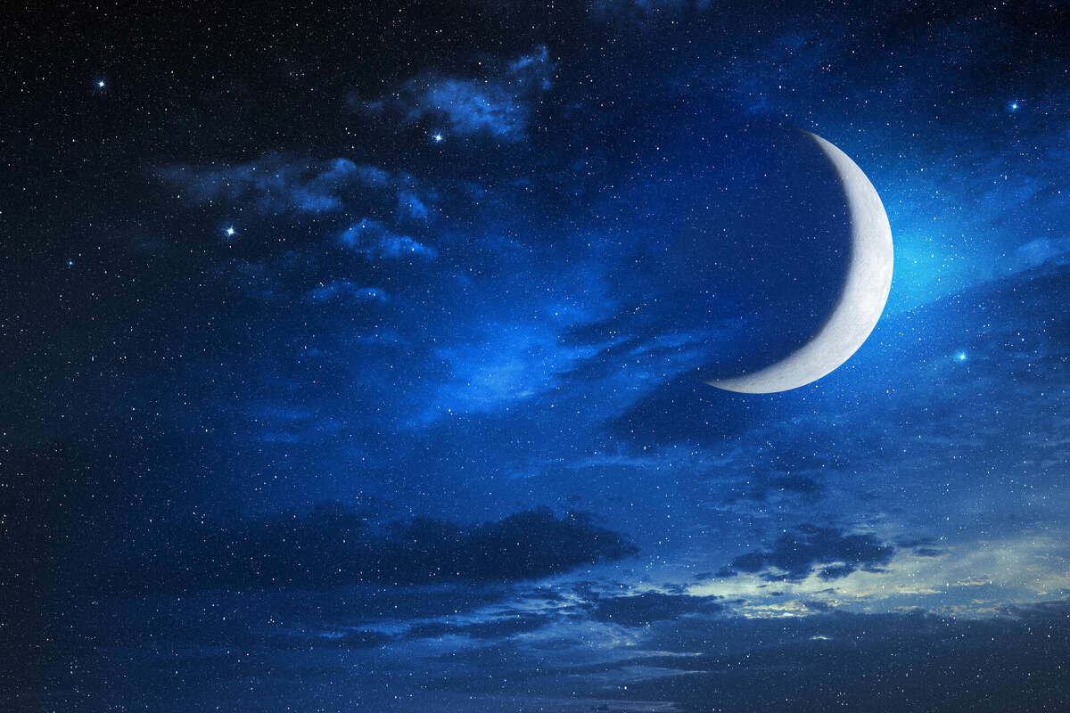 A waning crescent moon will temporarily hide Spica, one of the brightest stars in the sky, on Wednesday. 