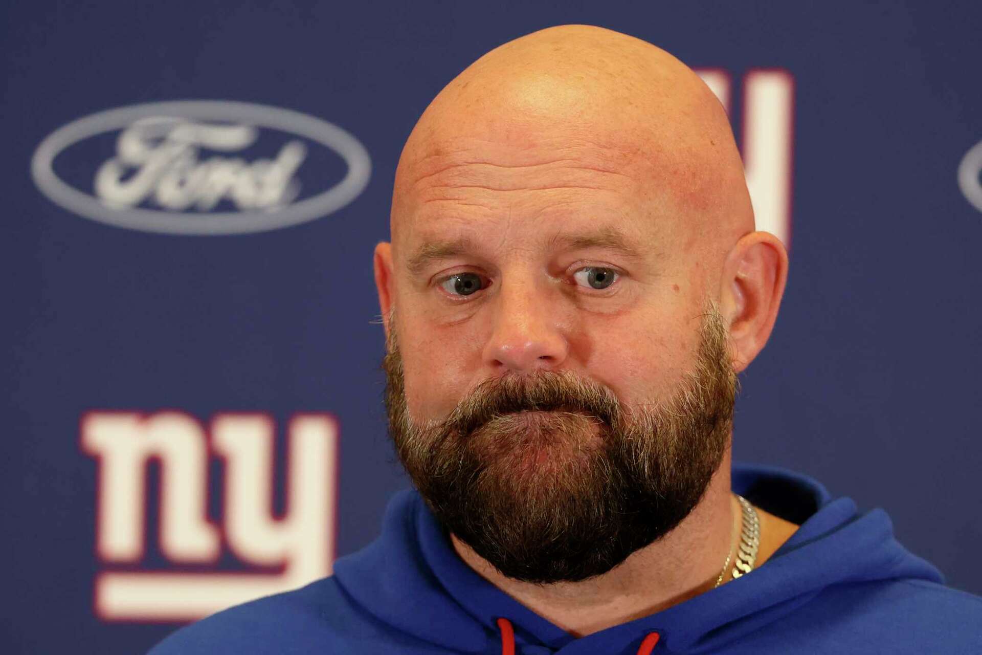 Giants coach Brian Daboll not worried about his job because it's out of