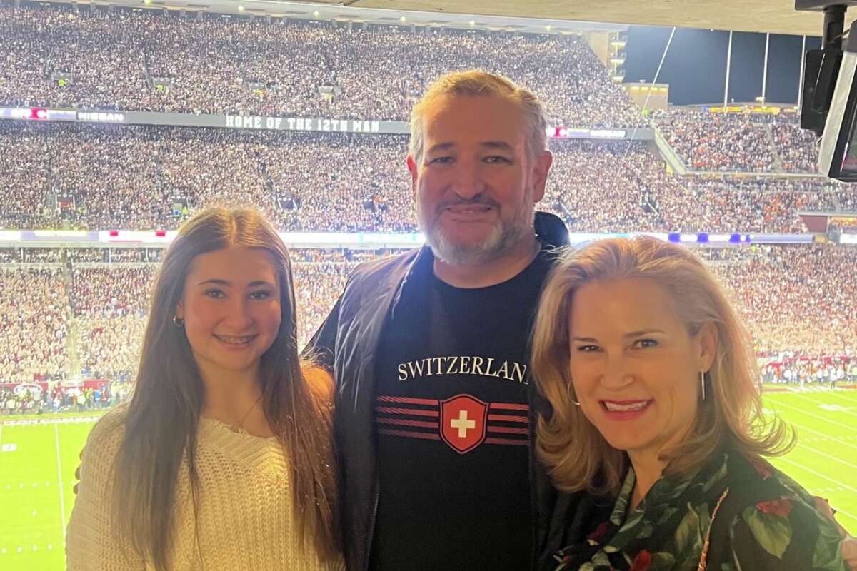 Ted Cruz was unapologetically in the house for Saturday night's Texas-Texas A&M game.