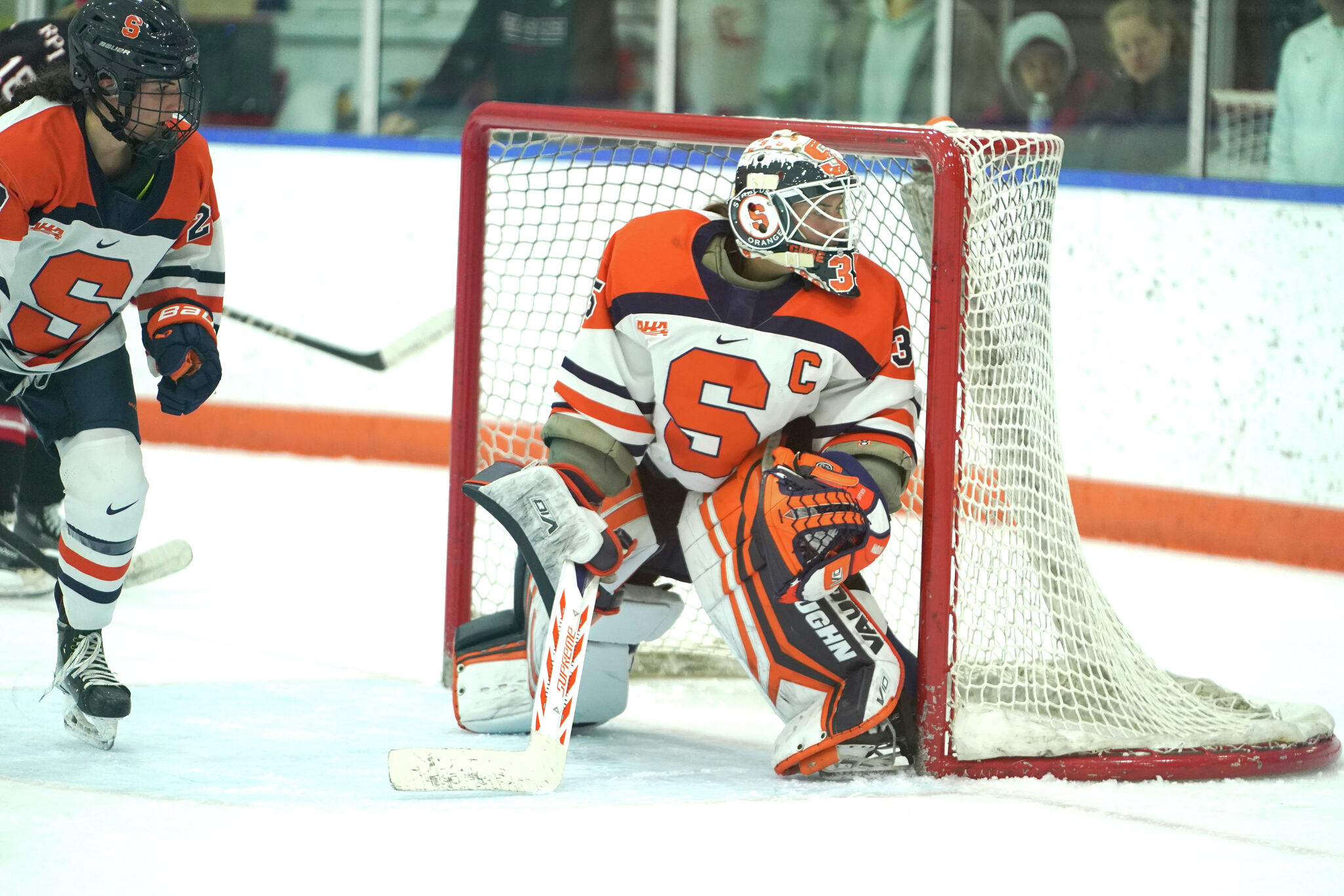 All In: Syracuse women's hockey goalie learns and grows with the game