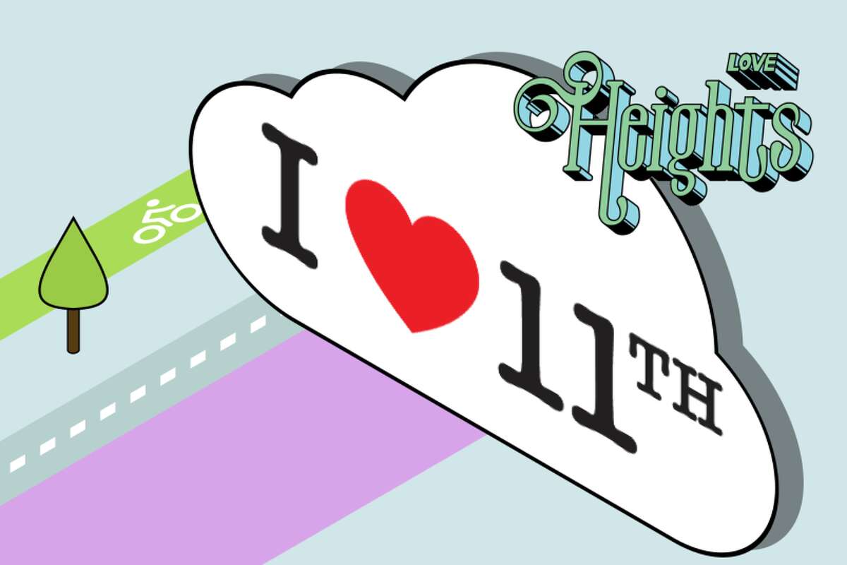 Logo from the I Love 11th Street Festival.  