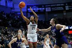 Freshman Sarah Strong Scores 22 Points To Lead No. 2 UConn Past Holy ...