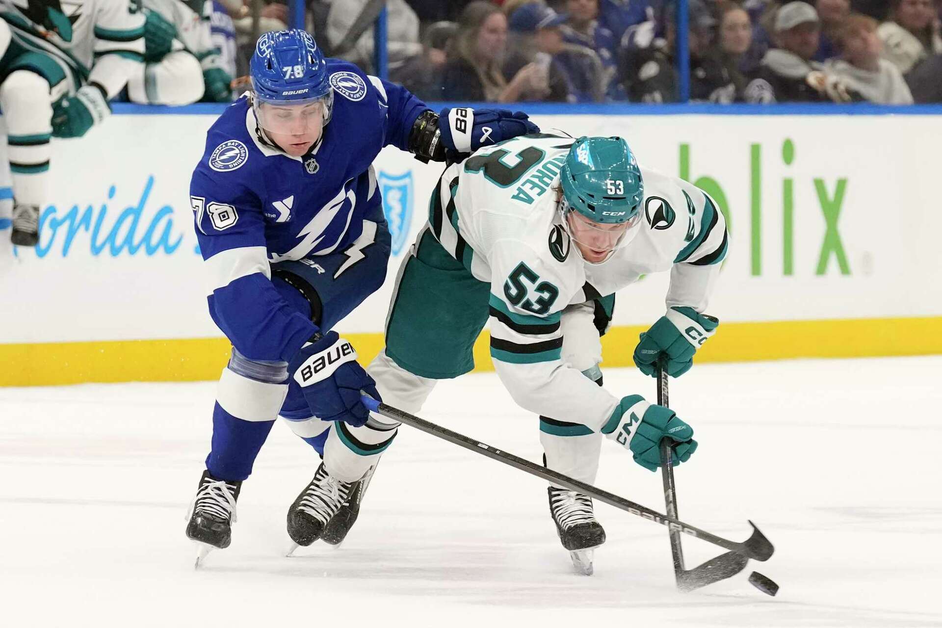 Hagel Scores 2, Point Has 4 Assists In Lightning's 8-1 Win Over Sharks