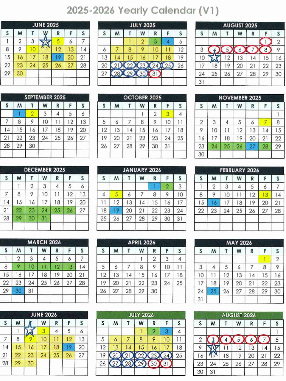 HISD shares two preliminary draft calendars for 202526 academic year