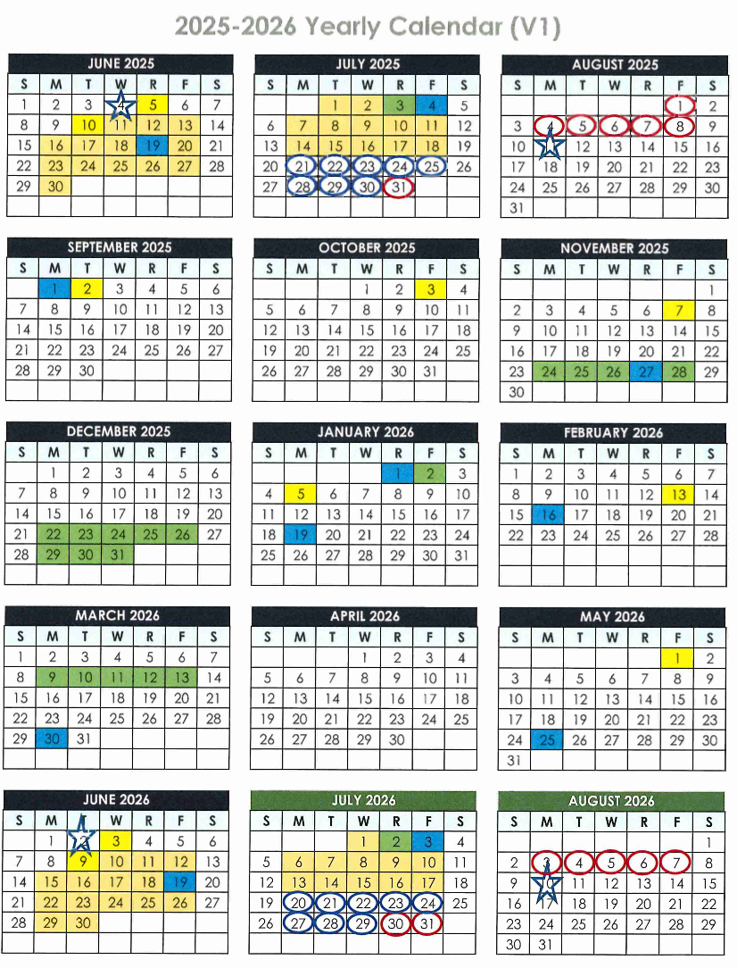 HISD shares two preliminary draft calendars for 2025-26 academic year