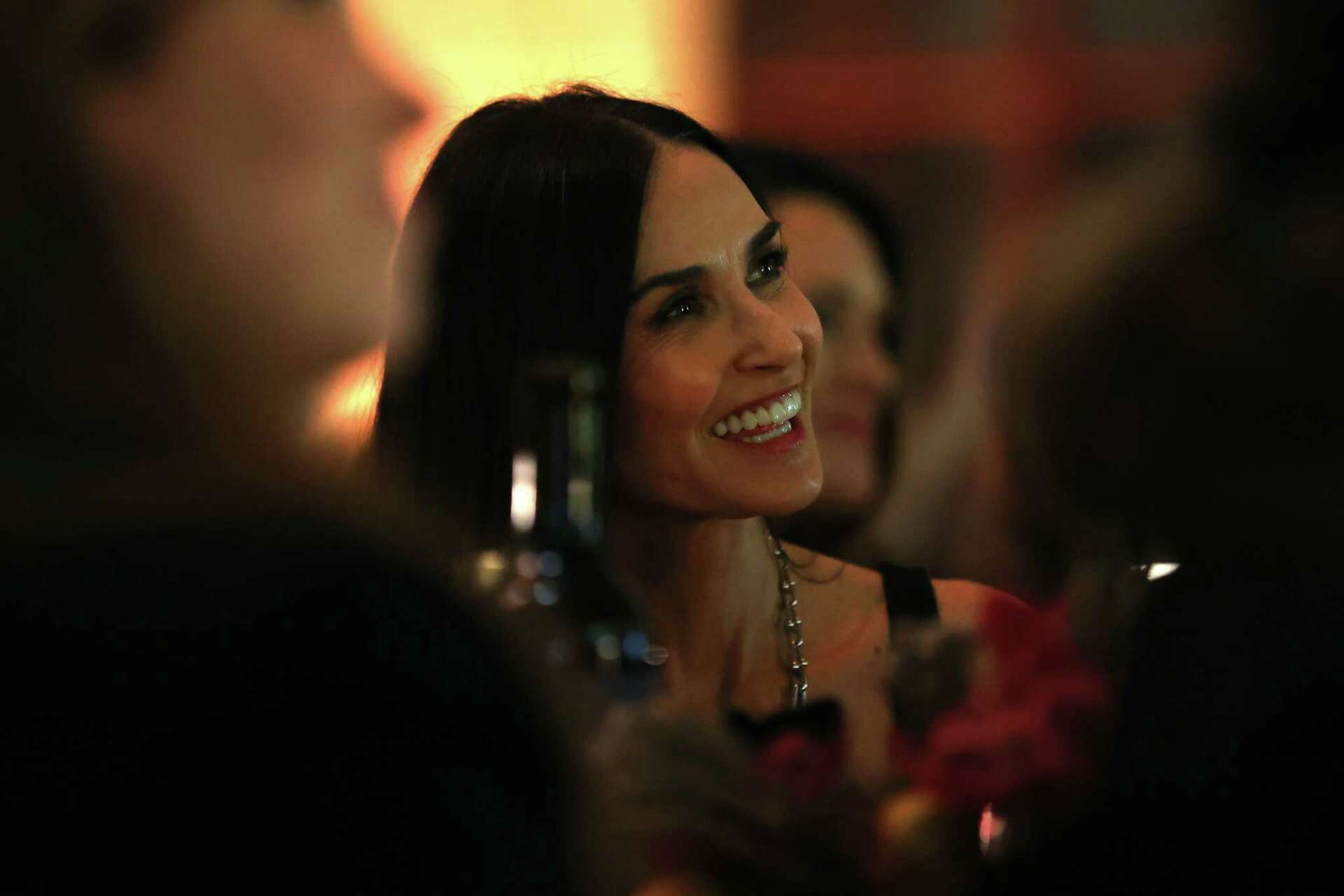 Demi Moore got a Golden Globe nod in the morning. Then conquered S.F.