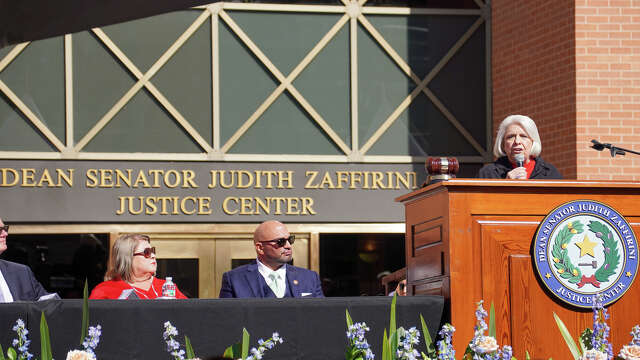 Webb County Justice Center renamed in honor of Judith Zaffirini