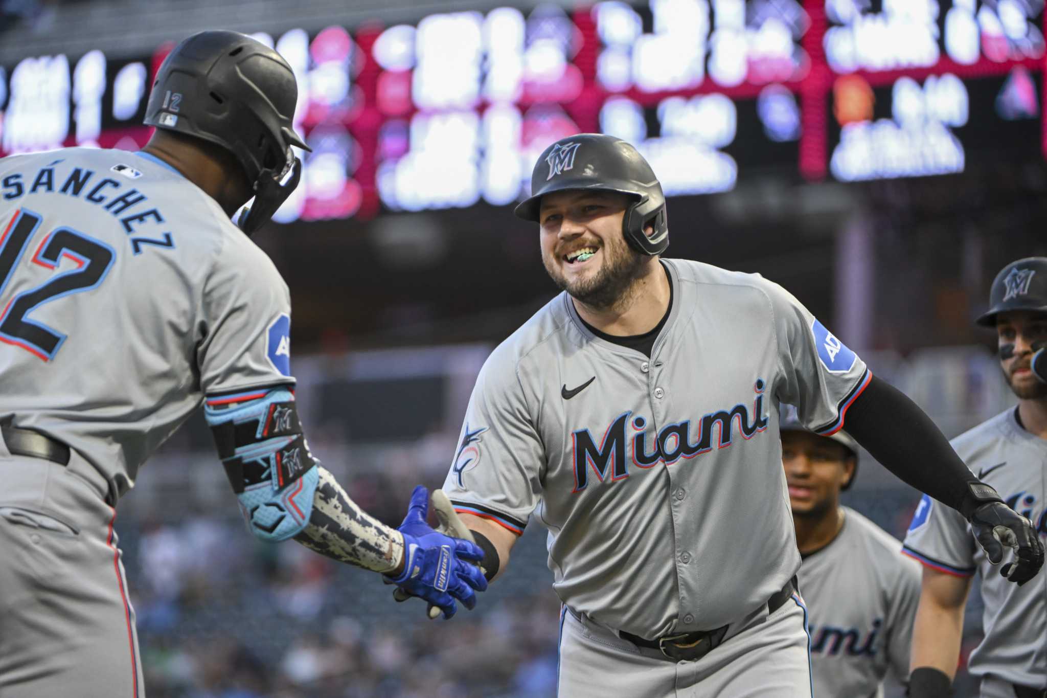 Rangers Get Slugging Corner Infielder Jake Burger From Marlins For ...