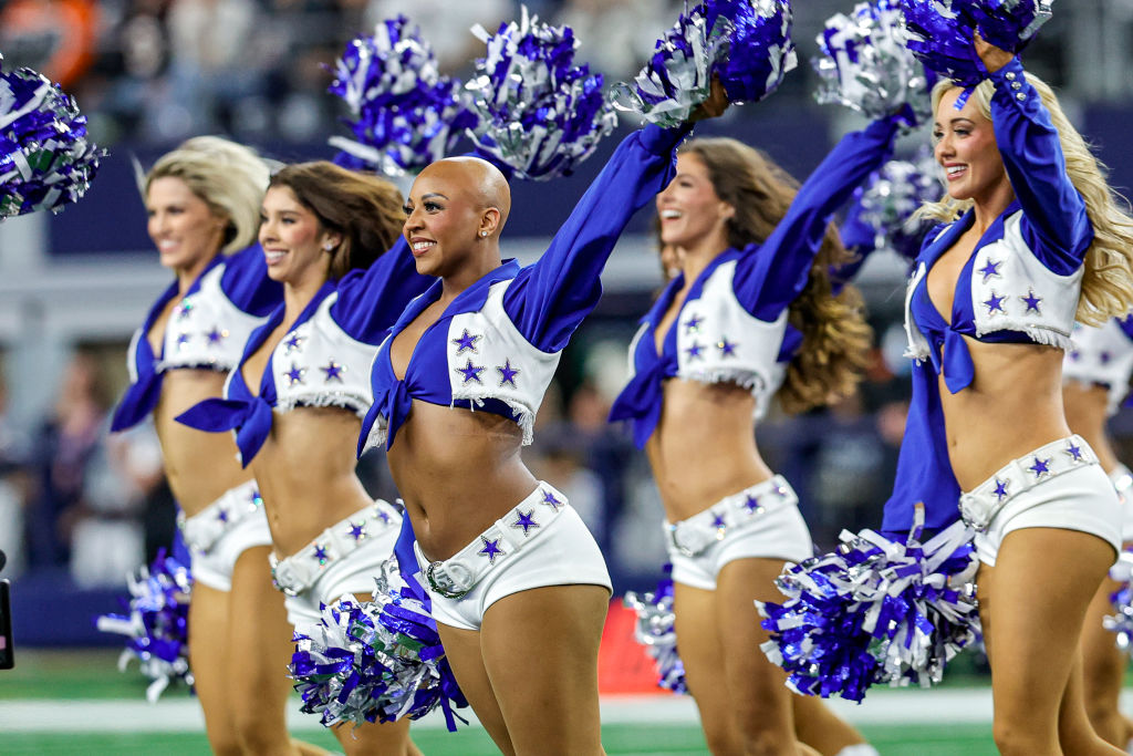 Cowboys cheerleader dances without wig for alopecia awareness