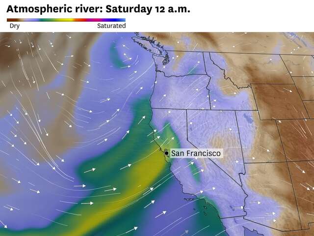 Timeline: When atmospheric river-fueled storm could hit Bay Area