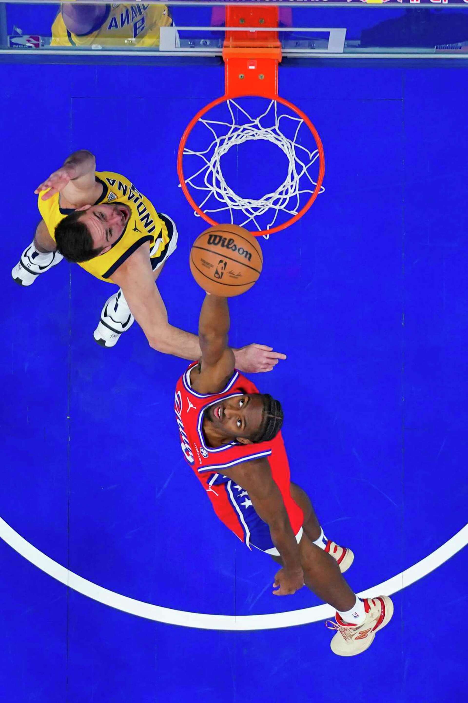 76ers' Joel Embiid Fractures Sinus In 1st Half, Pacers Go On To Beat ...