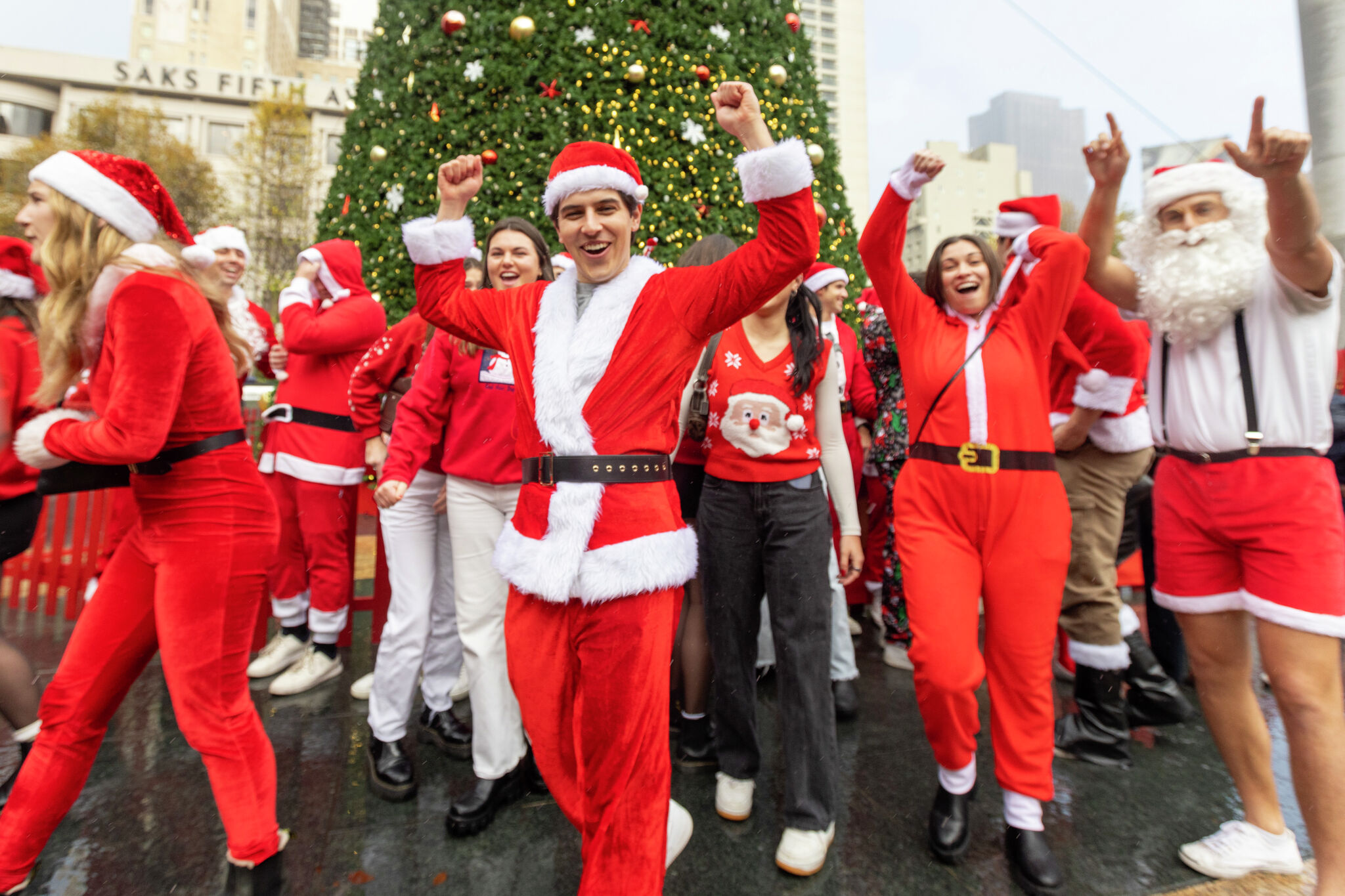 Listed below are the most efficient pictures from SF SantaCon 2024