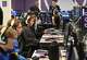 Competitive video gamers from 16 Capitol Region area high schools at the University at Albany Esports Arena during an event in 2024.(Lori Van Buren/Times Union)