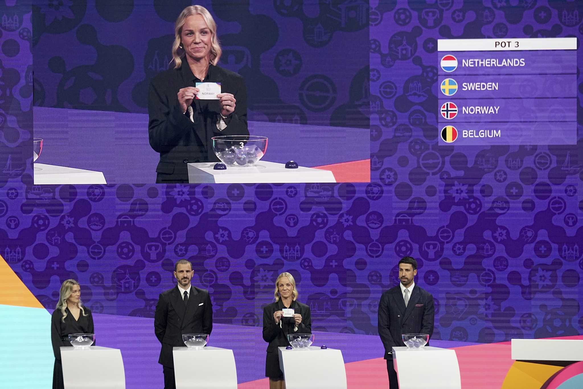 Women's soccer world champion Spain drawn with Italy, Belgium and