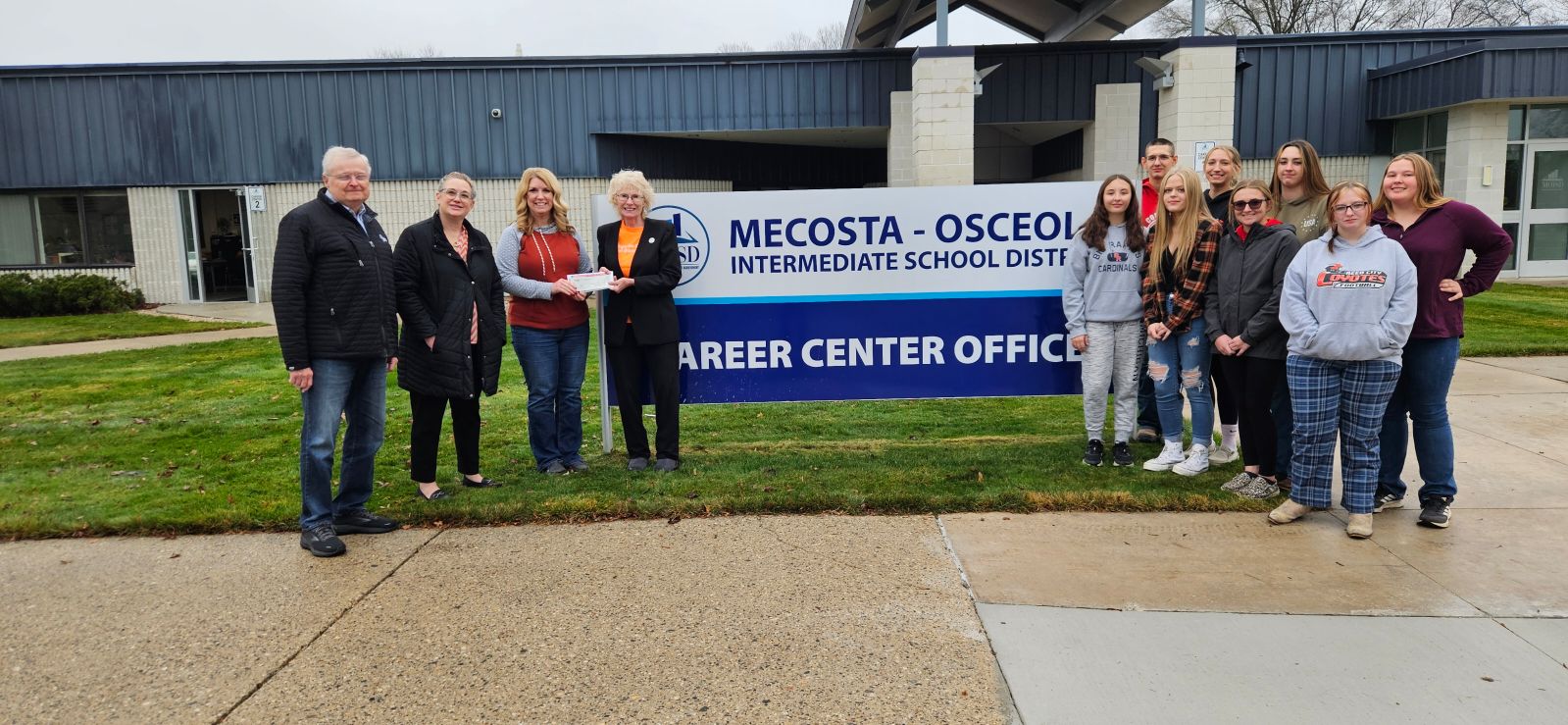 Michcon Mecosta-Osceola United Way donates to career center beekeeping program