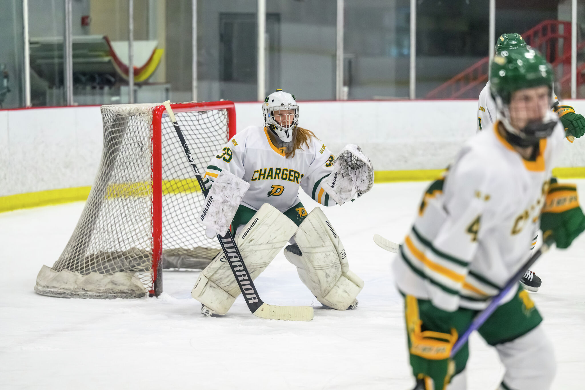Standing tall: Jingles makes history with Dow hockey team