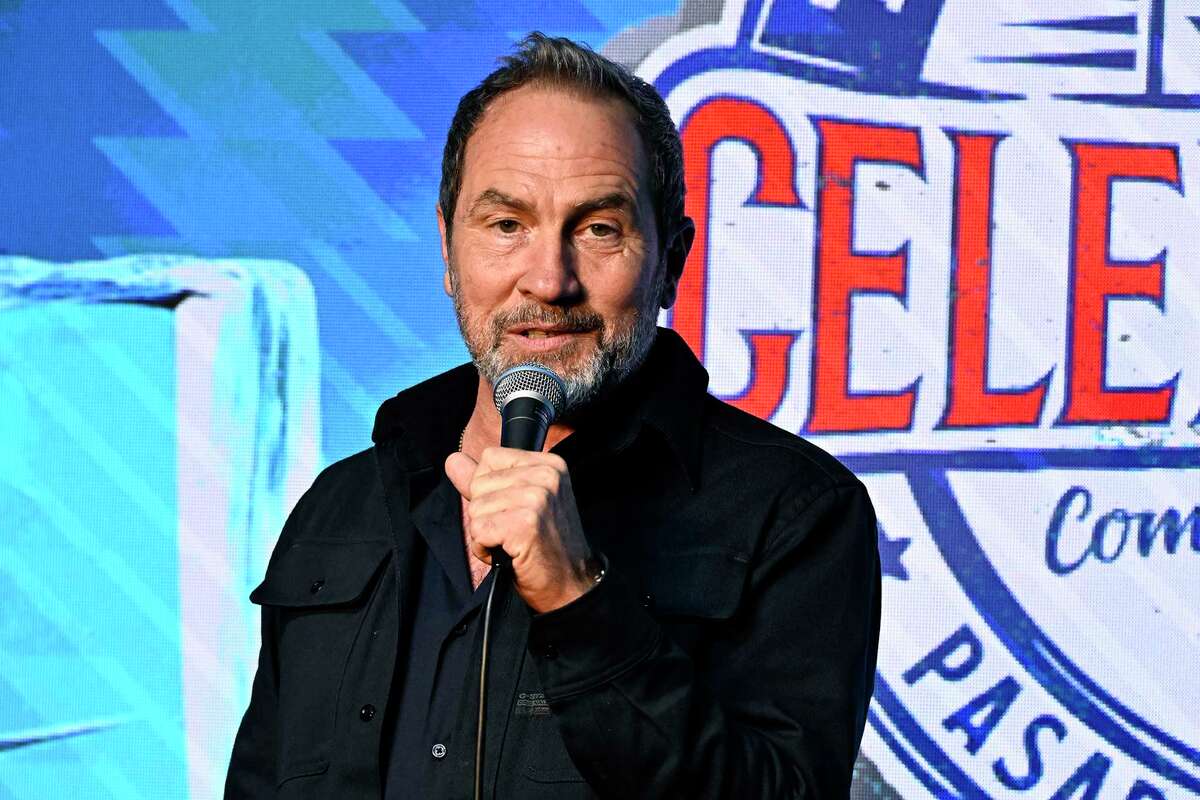 PASADENA, CALIFORNIA - MARCH 30: Comedian Tom Rhodes performs at The Ice House Comedy Club on March 30, 2024 in Pasadena, California.