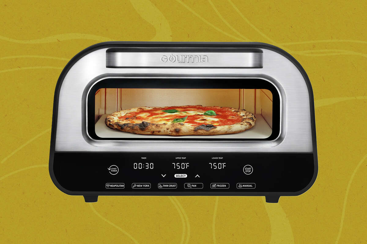 Gourmia sliced off some money right now so you can get their indoor pizza oven for cheap. 