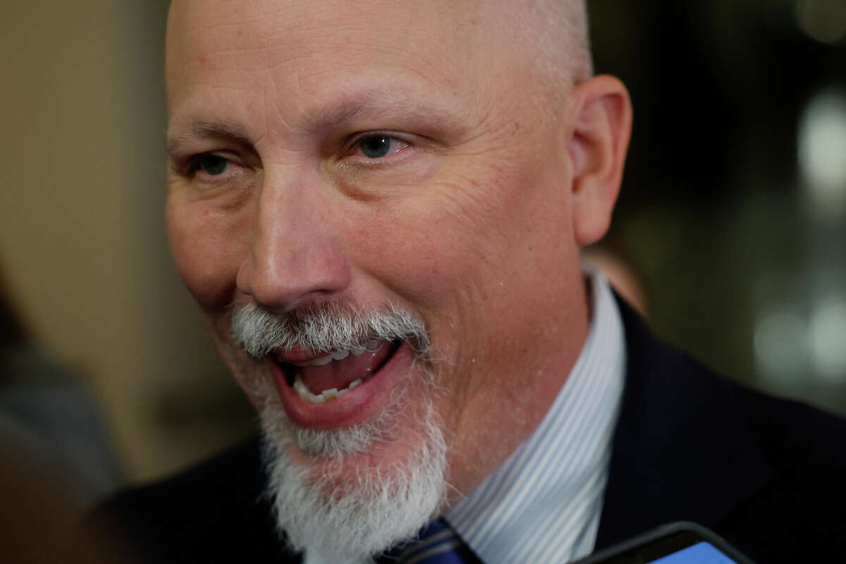 WASHINGTON, DC - DECEMBER 19: U.S. Rep. Chip Roy (R-TX) speaks to the media after the House of Representatives failed to pass a government funding bill at the U.S. Capitol on December 19, 2024 in Washington, DC. House Republicans are working to pass a new deal to avert a government shutdown with a continuing budget resolution that is supported by President-elect Donald Trump (Photo by Kevin Dietsch/Getty Images)