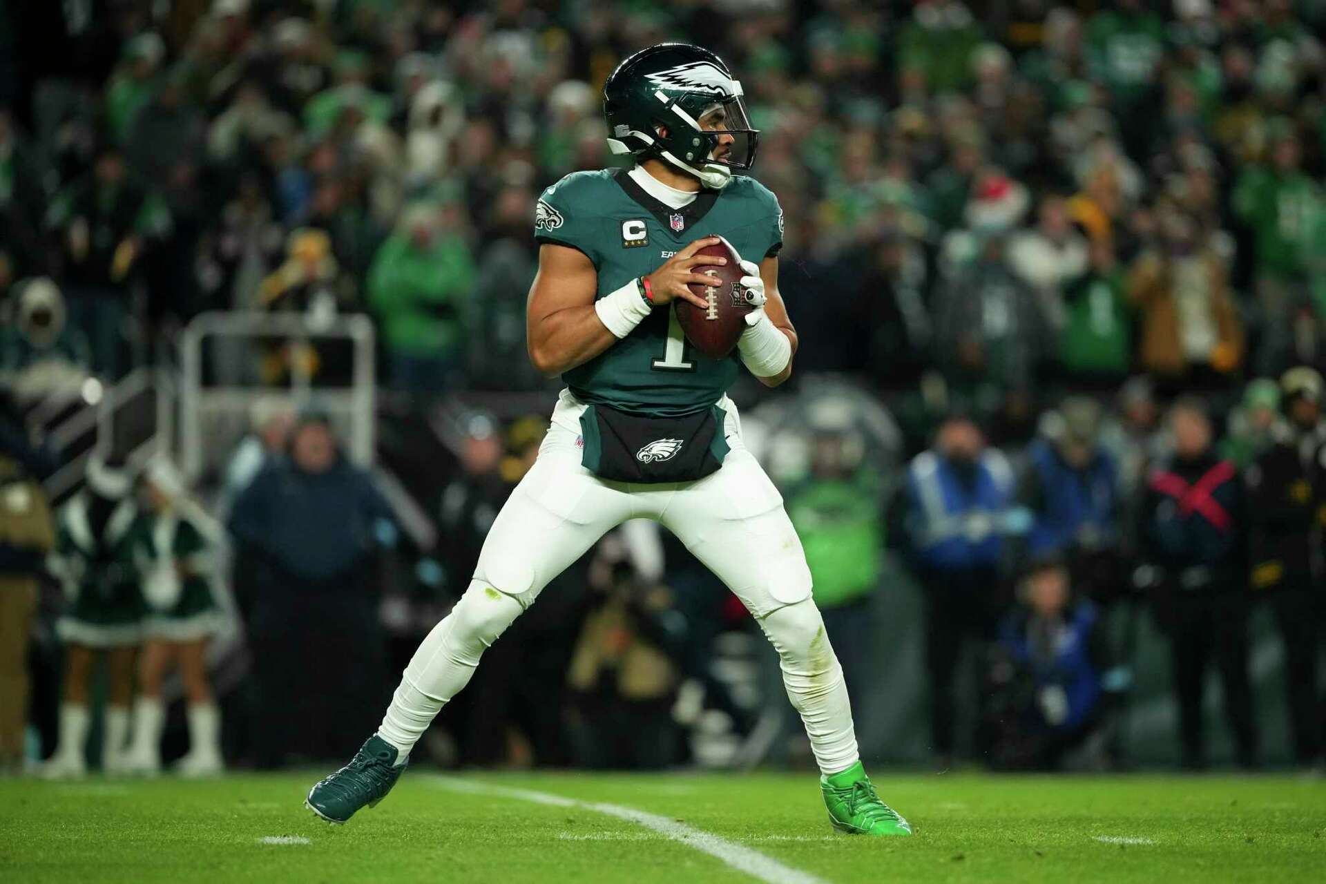 Jalen Hurts Fined For Wearing Mismatched Cleats During Eagles' Win Over ...