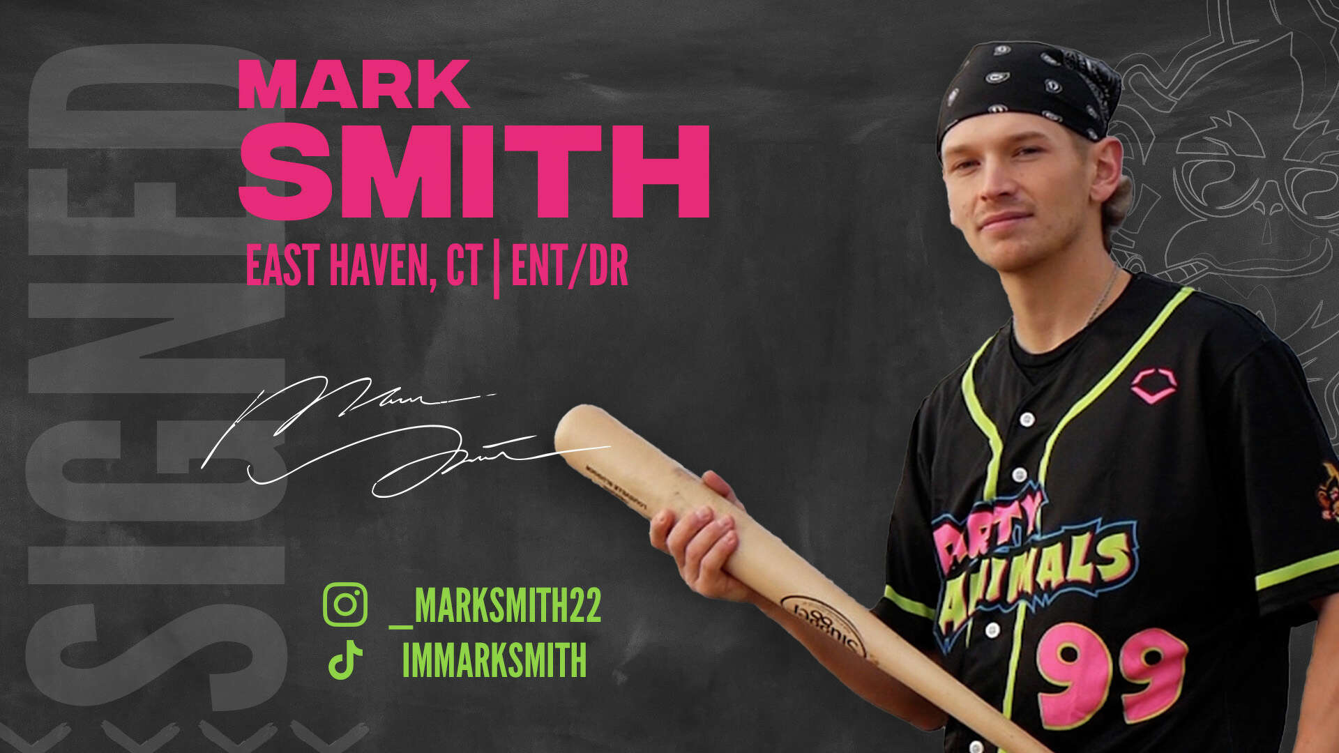 CT Native Mark Smith To Join Savannah Bananas Rival Party Animals