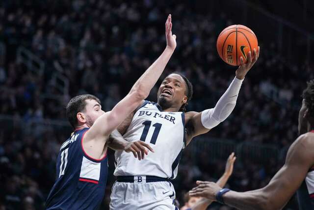 Karaban Leads No. 11 UConn Past Butler, 78-74