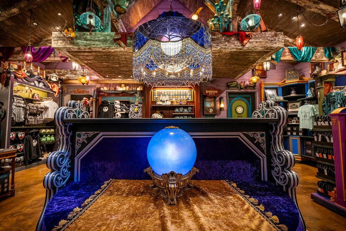 The new Madame Leota's Somewhere Beyond shop takes a page from the seance room inside Haunted Mansion.