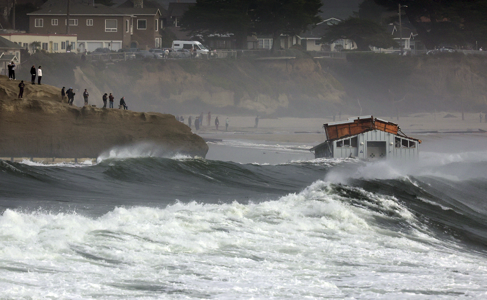 ‘Coming down to hit our wharf’: Santa Cruz pier threatens Calif. city