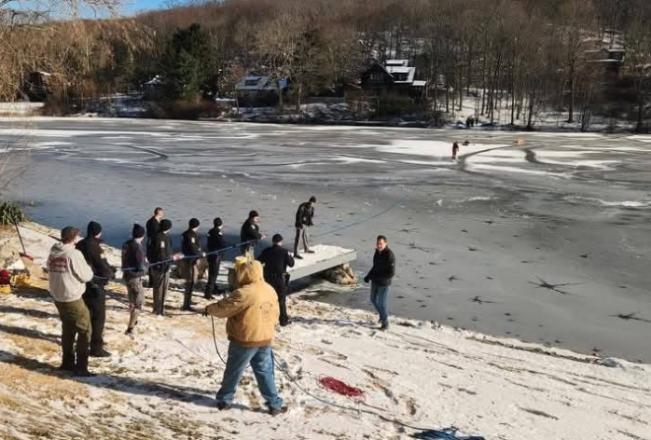 Man rescued in Dutchess County after falling through ice