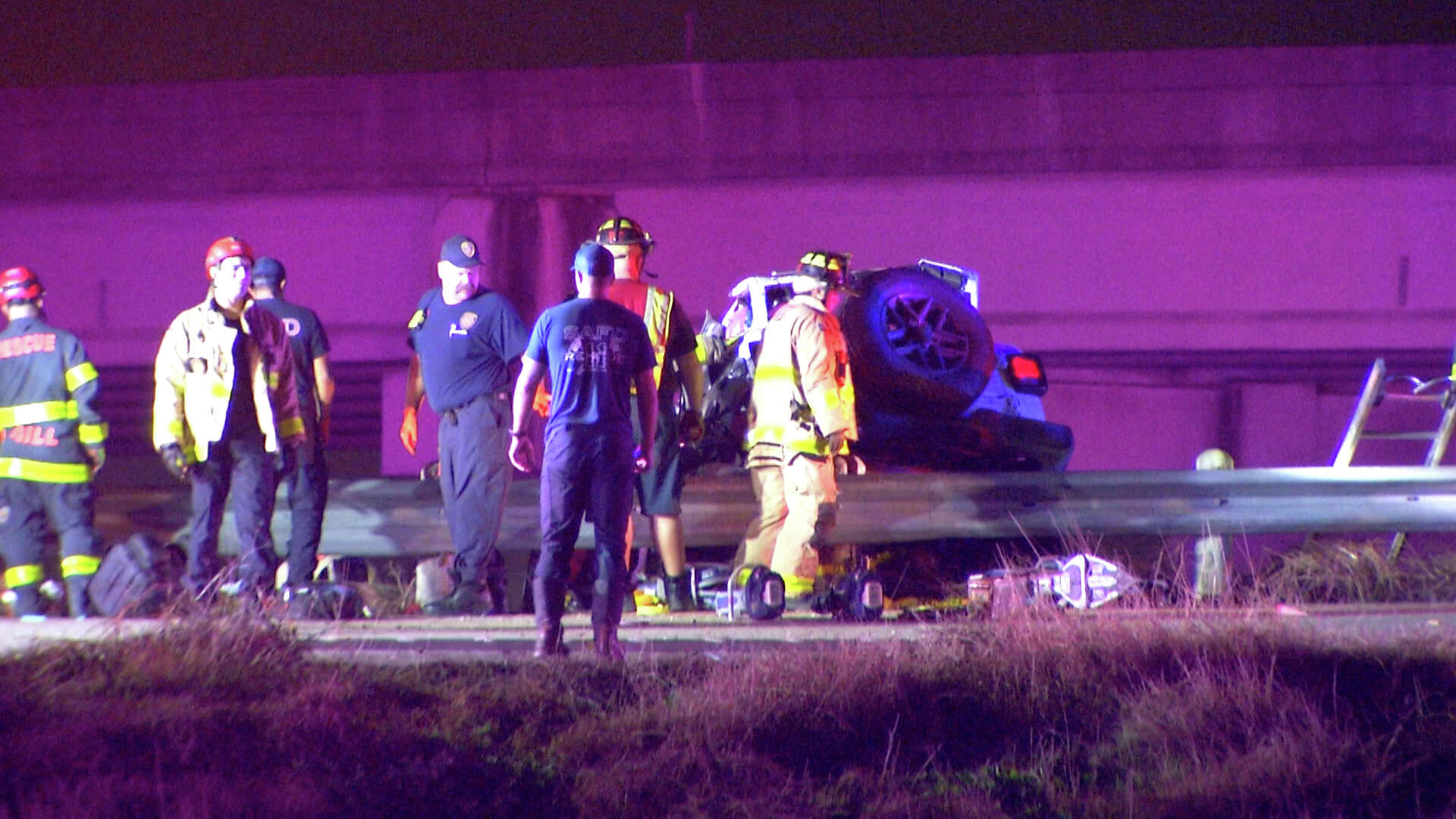 Driver killed in fiery Christmas Eve crash in San Antonio