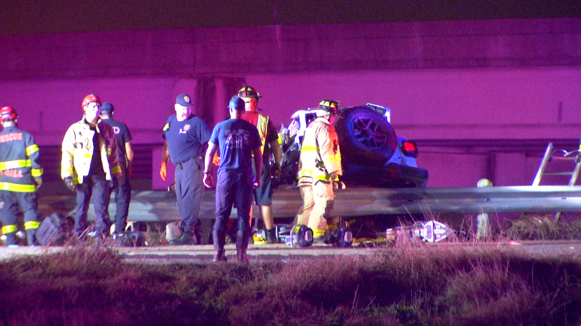 Driver killed in fiery Christmas Eve crash in San Antonio