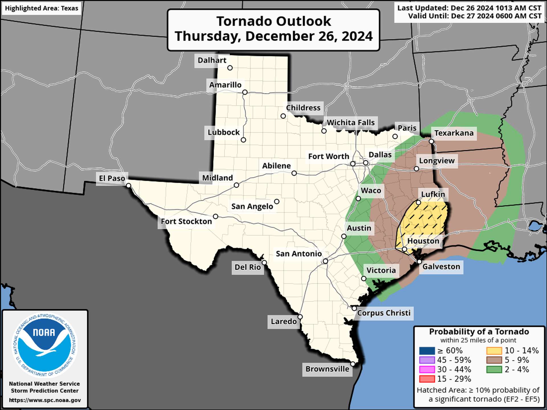 When Is Tornado Season In Houston Texas