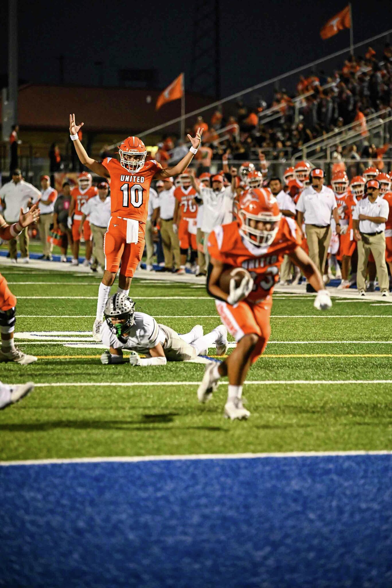United QB Jorge Luna trains for senior season after playoff loss