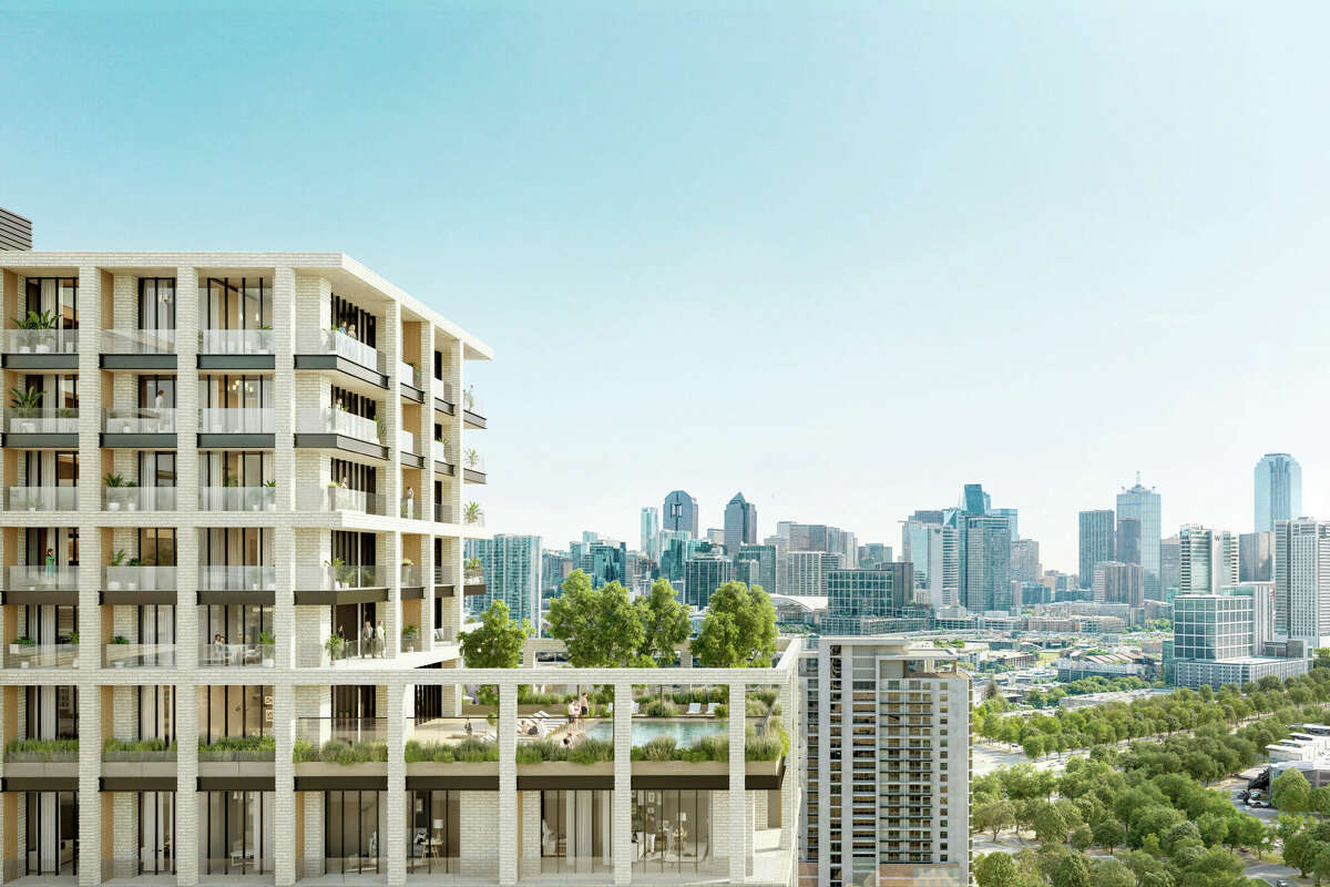 The Residential Pool Deck at Hi Line Square. The development, announced earlier in December, will have a 30-story residential tower and 17-story office tower.