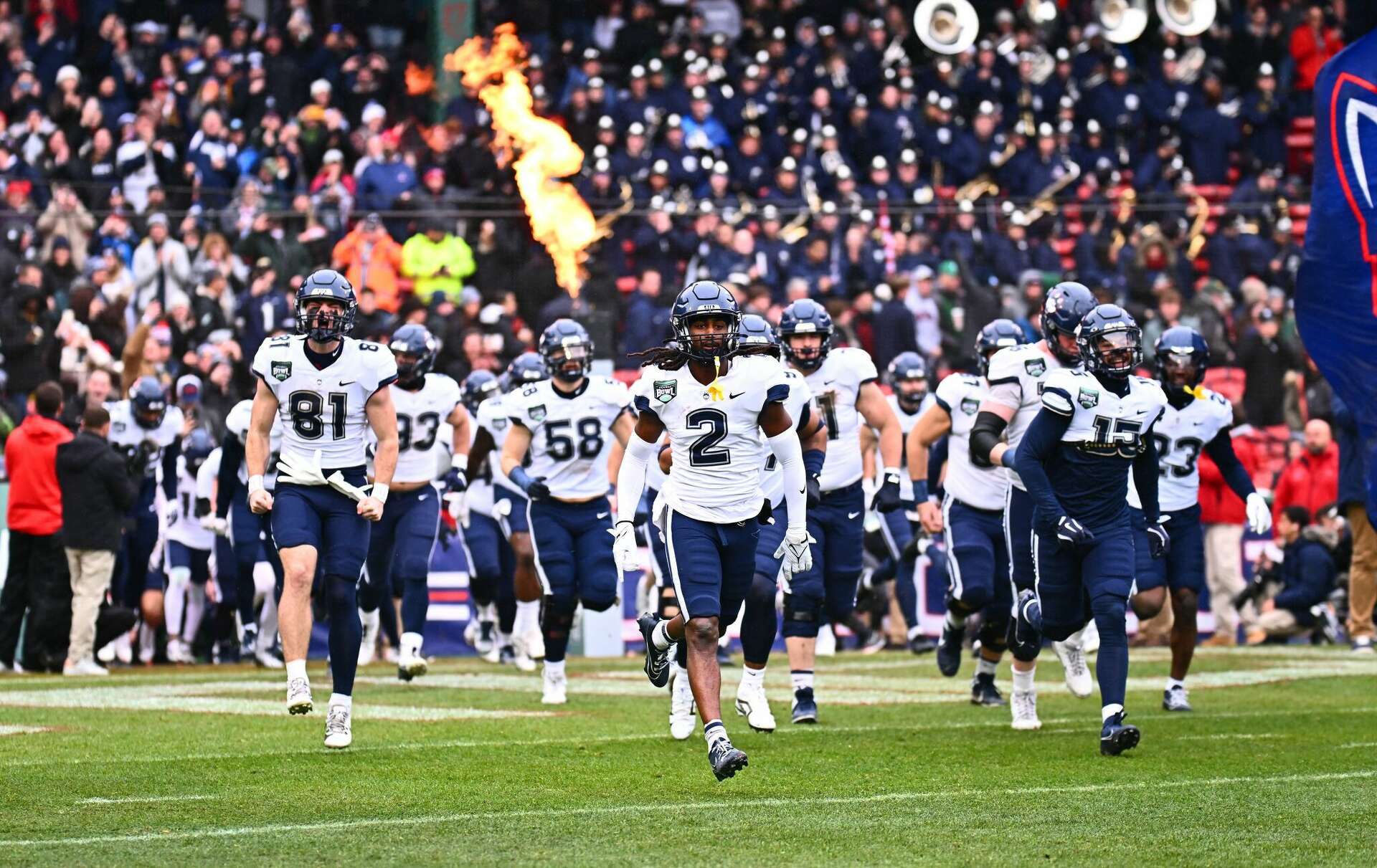 UConn football team rolls to win over North Carolina at Fenway Park