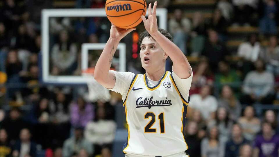 California guard Ioanna Krimili during an NCAA college basketball game against Stanford in Berkeley, Calif., Friday, Dec. 13, 2024. (AP Photo/Jeff Chiu)