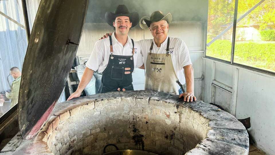 Emilio Vargas, left, and Javier Vargas at El Grandpa Mexican BBQ, Georgetown