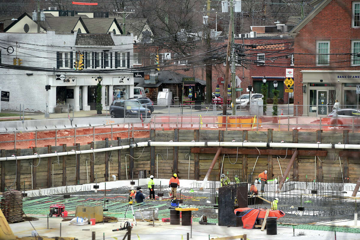 The Corbin District project under construction in Darien on January 2, 2025.