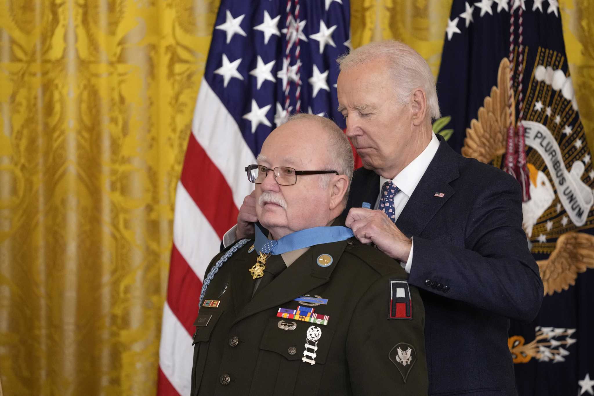 Biden Awards The Medal Of Honor And Medal Of Valor To Military Heroes 