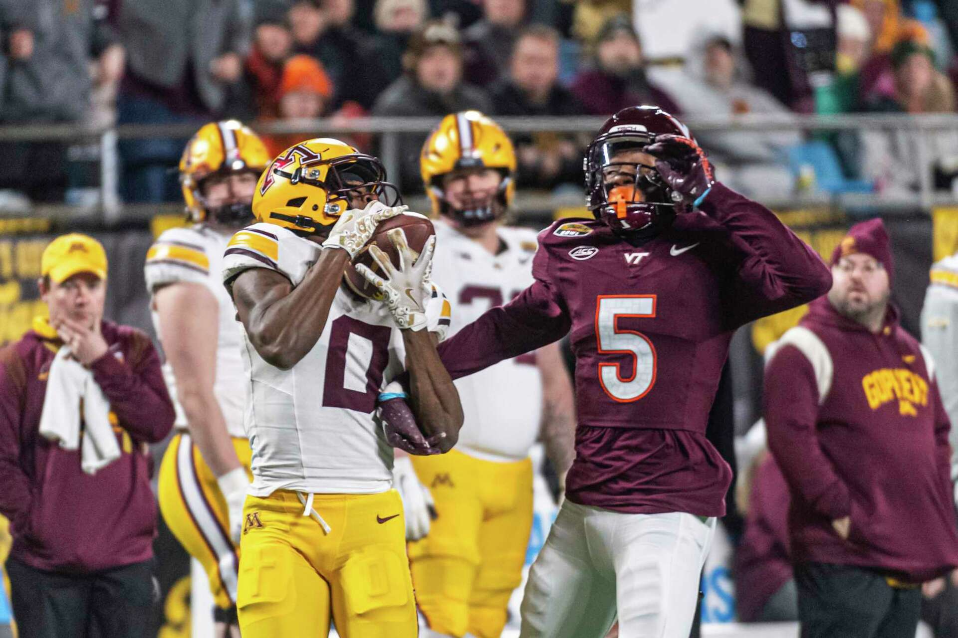 Minnesota beats Virginia Tech 2410 in Duke's Mayo Bowl for 8th