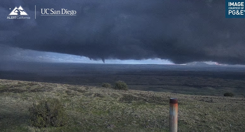 Possible tornado spotted in Northern California