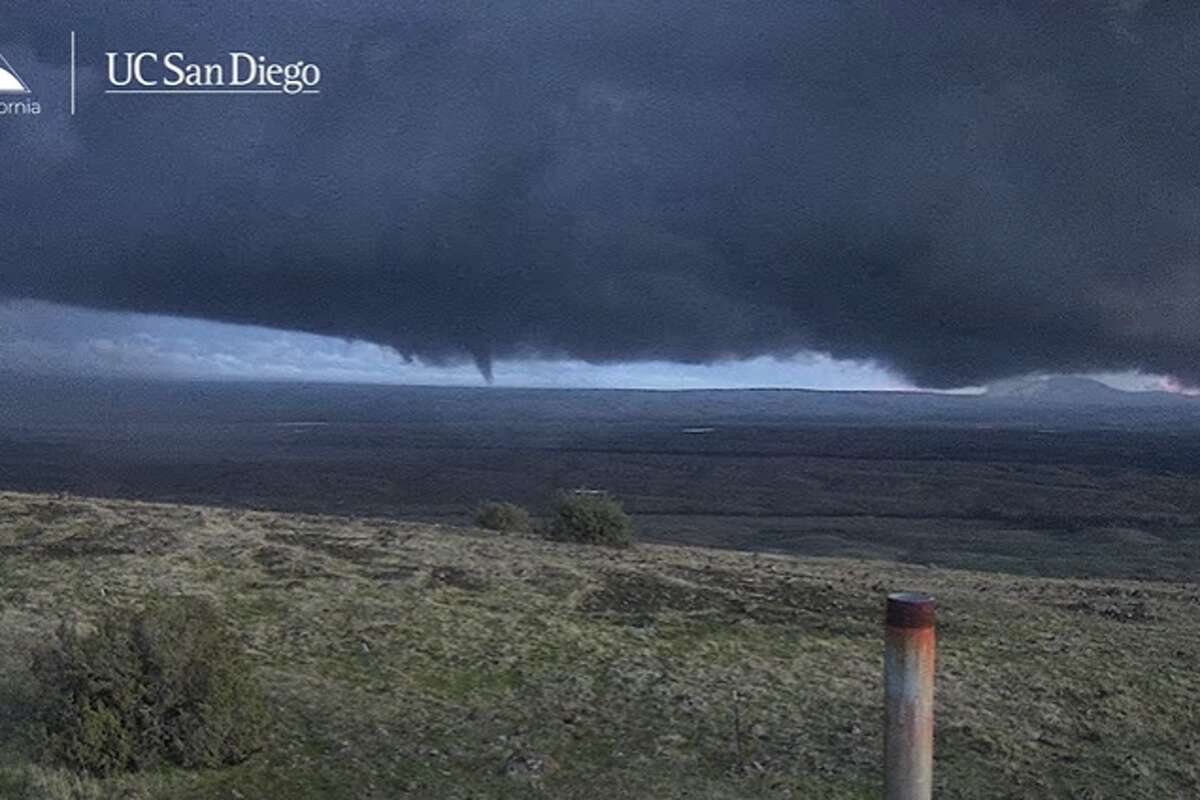 According to the NWS, a possible tornado was located near Paynes Creek, south of Shingletown, California on Friday, Jan. 3, 2025.