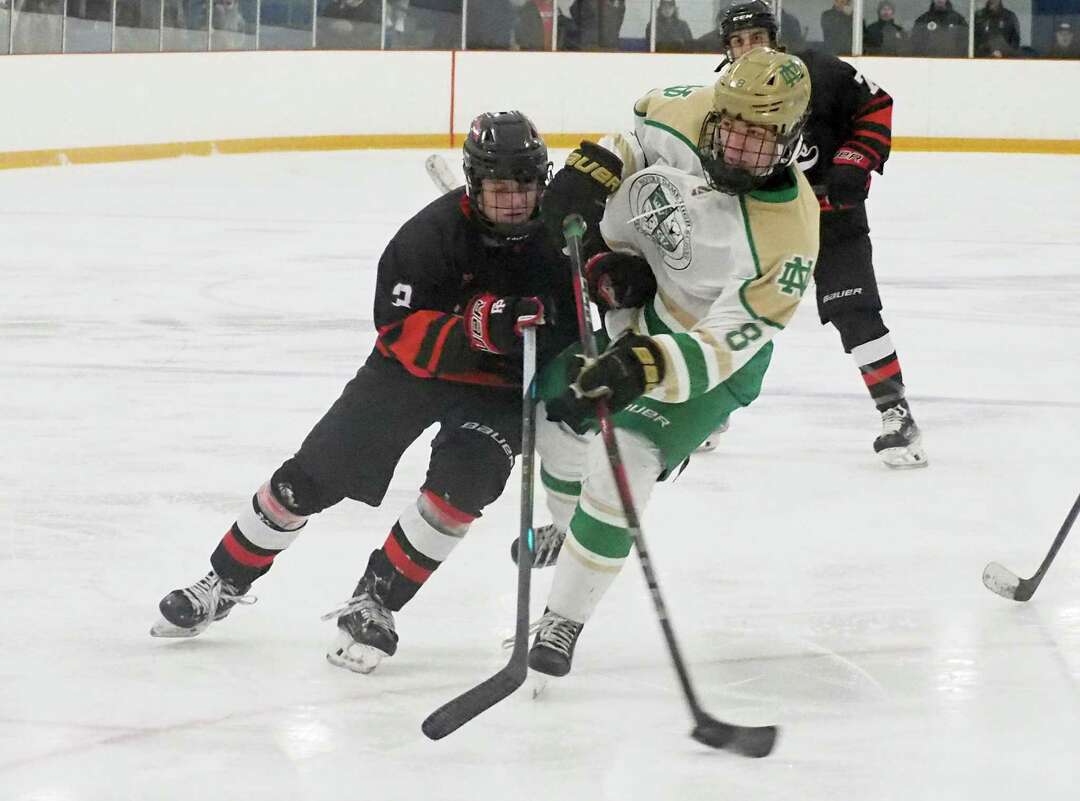 Notre Dame-West Haven boys hockey rallied to beat Fairfield Prep