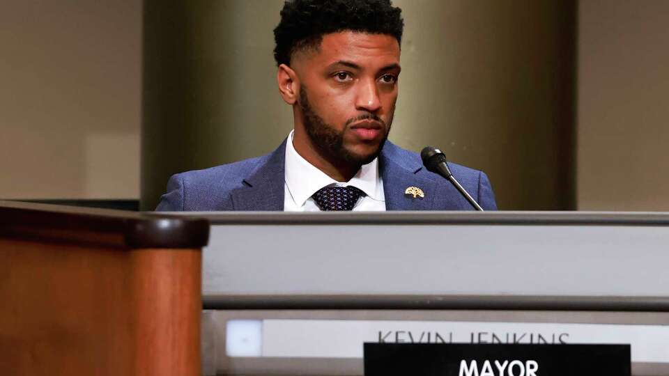 Oakland District 6 Council Member Kevin Jenkins is voted in as Council President and Interim Mayor during a city council meeting held at the Oakland City Hall Council Chambers in Oakland, California Monday, Jan. 6, 2025.