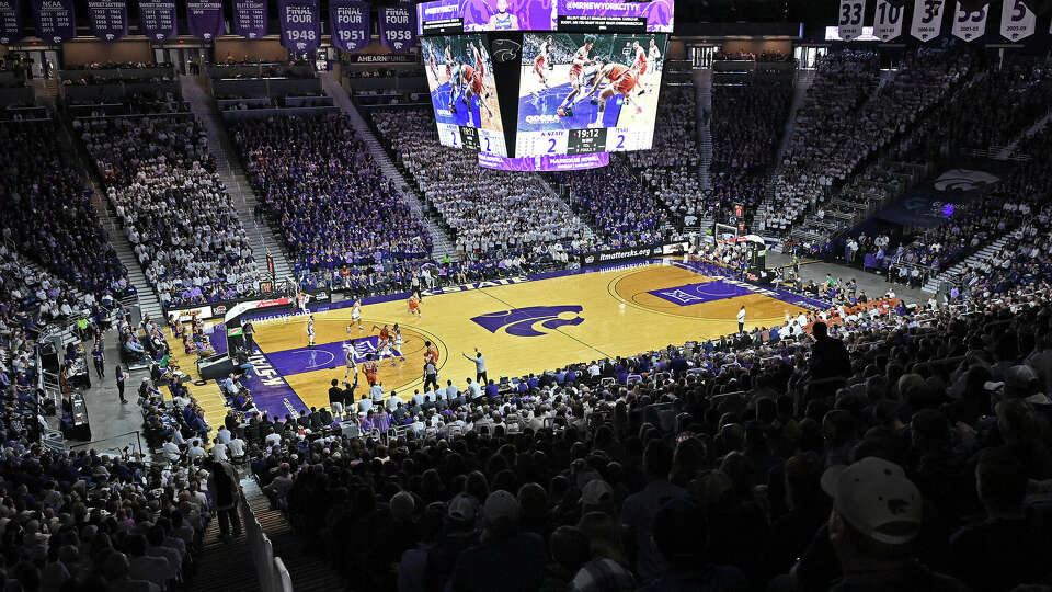 MANHATTAN, KS - FEBRUARY 04: A general view of Bramlage Coliseum between the Kansas State Wildcats and Texas Longhorns on February 4, 2023 in Manhattan, Kansas. (Photo by Peter G. Aiken/Getty Images)