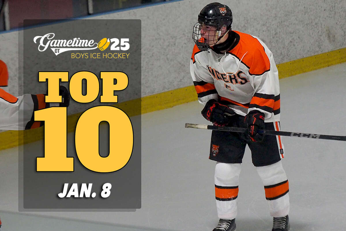 The GametimeCT boys ice hockey poll for the week of January 8, 2025.